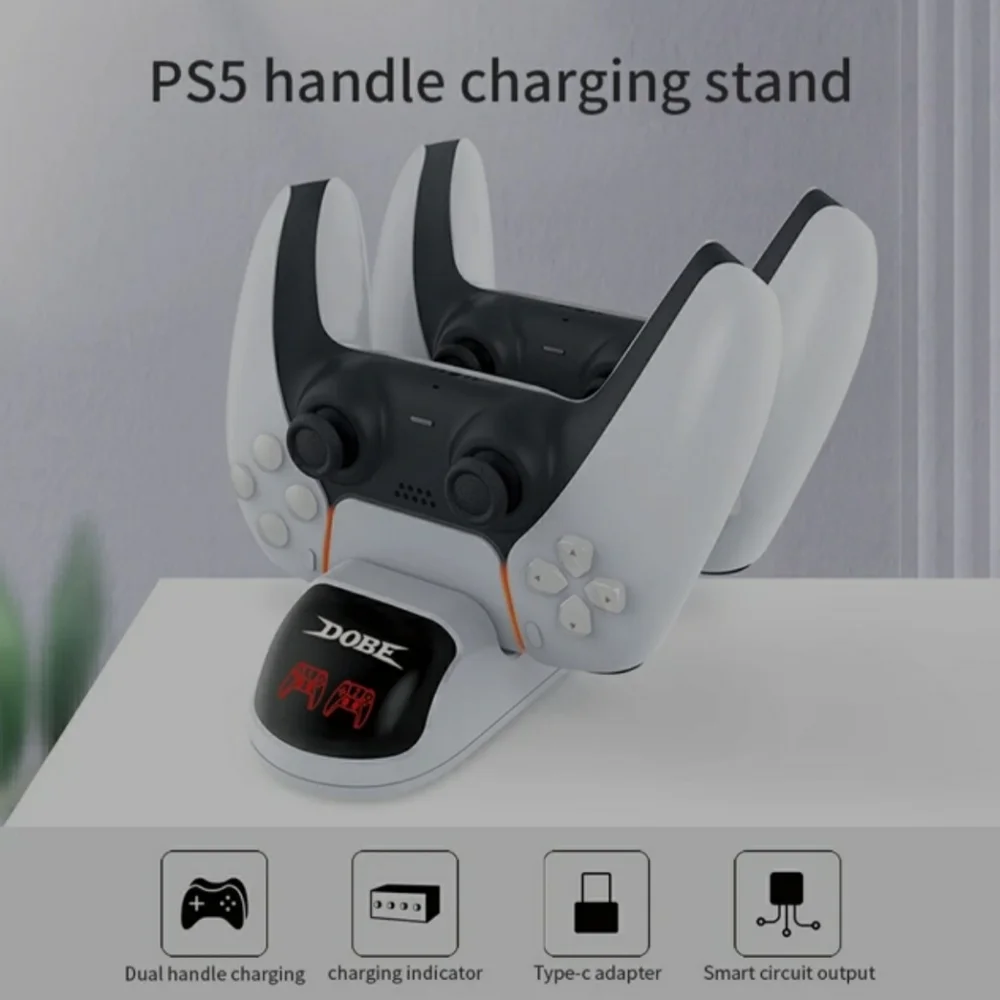 PlayStation 5 DualSense Charging Dock - White Dobe